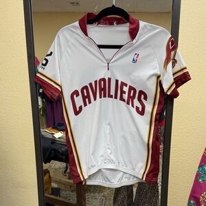 NBA Cavaliers White Wine and Gold Women's Jersey